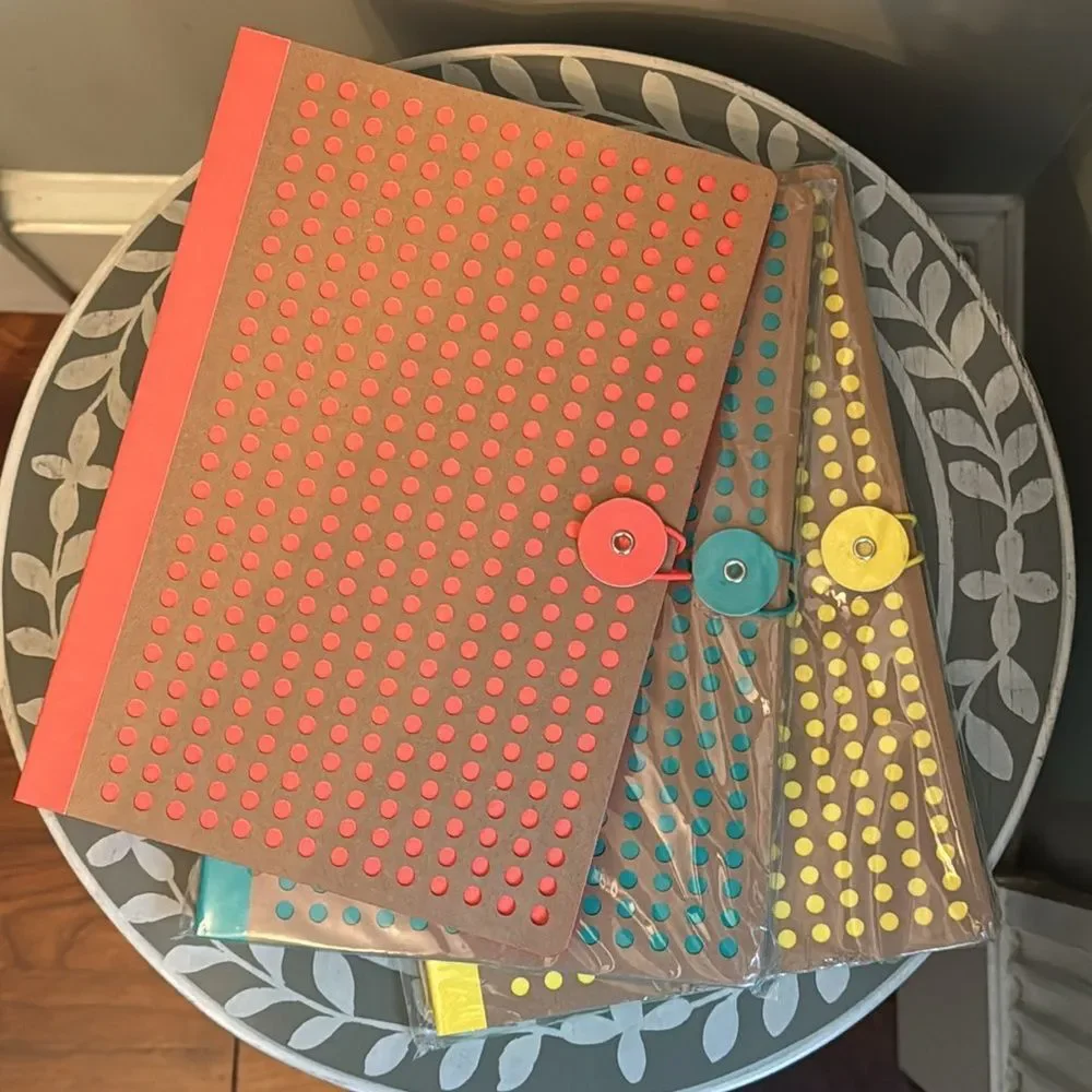Portico Designs Laser Cut Notebook Journals Set of 3 NWT